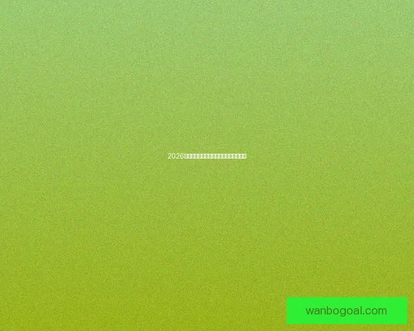 2026世界杯竞猜赛事数据分析与预测模型探讨